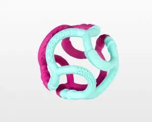Ogobolli con Textura - Fucsia y Turquesa