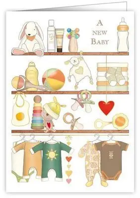 Postal a New Baby Peluches, Juguetes, Chupetes y Ropa de Bebé