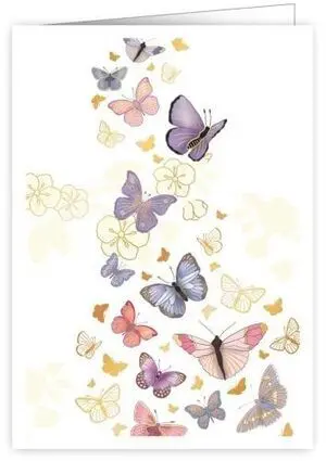 Postal Happy Birthday Mariposas