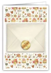 Postal Regalos y Sobre Blanco para Poner Dinero For You