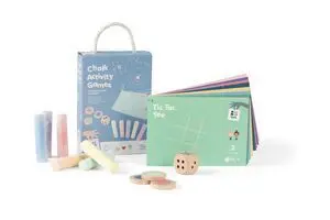 Juego de Tiza Infantil para Exterior  Set Juegos de Calle con Cartas y Actividades