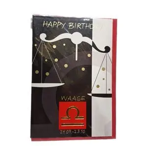 Postal Cumpleaños Balanza