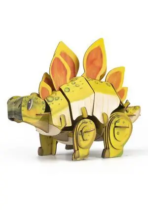 Puzzle 3D con Sonido - Stegosaurus