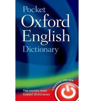 POCKET OXFORD ENGLISH DICTIONARY