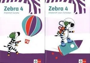 Zebra 4. Paket: Arbeitsheft Lesen/Schreiben Und Arbeitsheft Sprache