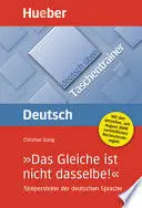 Dt. üben Taschentrainer Stolpersteine