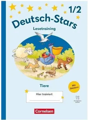 Deutsch-Stars - Lesetraining Ausgabe 2025 - 1. /2. Schuljahr