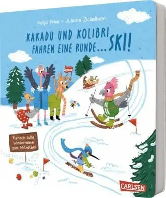 Kakadu Und Kolibri Fahren Eine Runde... Ski!