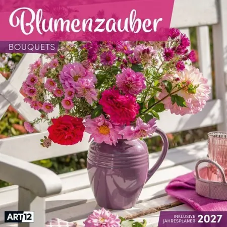 Calendario Magia Floral 2027 - 30X30 - Art12