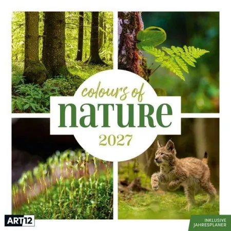 Calendario Colores de la Naturaleza 2027 - 30X30 - Art12