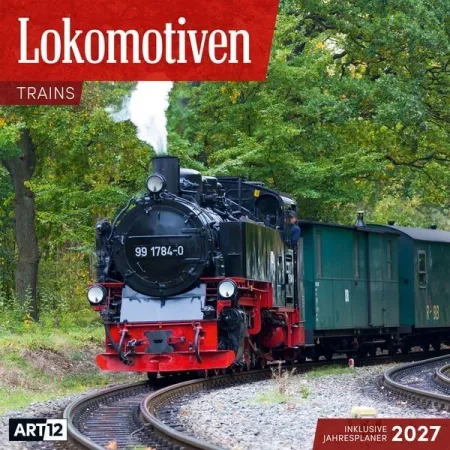 Calendario de Locomotoras 2027 - 30X30 - Art12