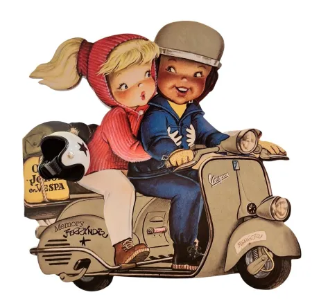 Cuento Olga y Jorge en Vespa
