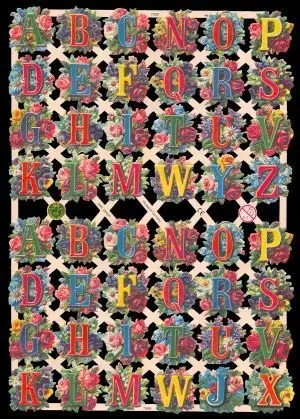 Cromos de Picar Letras (7286)