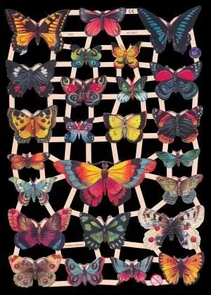 Cromos de Picar Mariposas (7324)