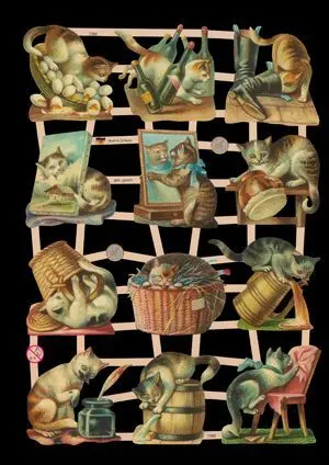 Cromos de Picar Gatos (7388)