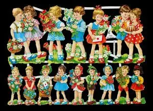 Cromos de Picar Niñas y Niños (7029)