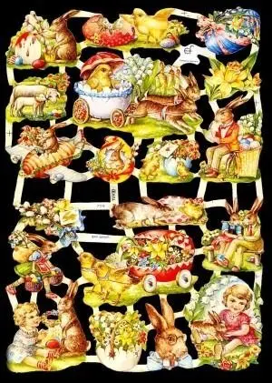 Cromos de Picar Huevos de Pascua (7174)