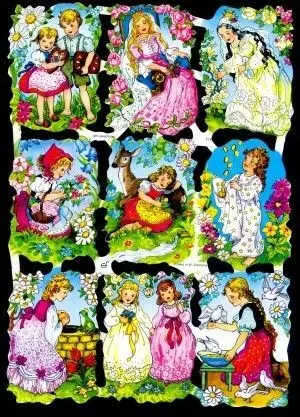 Cromos de Picar Niñas de Cuentos (7142)