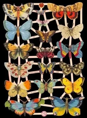 Cromos de Picar Mariposas (7297)