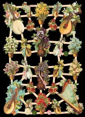 Cromos de Picar Instrumentos Musicales (7319)