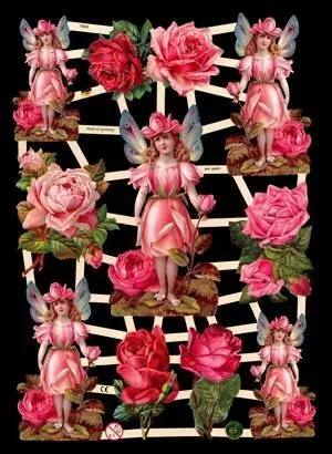 Cromos de Picar Hadas de las Rosas (7343)