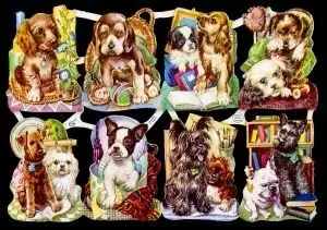 Cromos de Picar Dibujos Perros (7121)