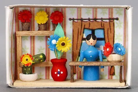 Caja de Cerillas Floristeria