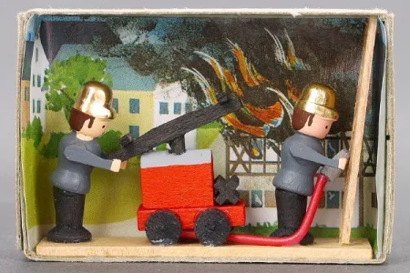 Caja de Cerillas Bomberos
