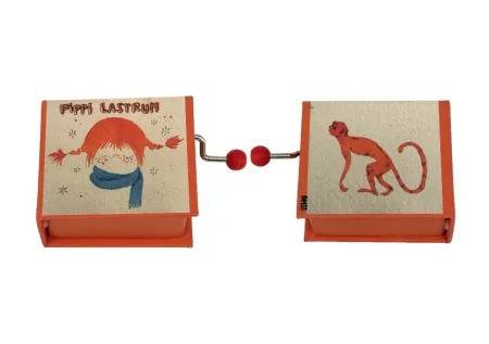 Caja de Musica con Manivela - Pippi Calzaslargas