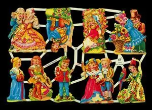 Cromos de Picar Niños Aristocratas (7014)