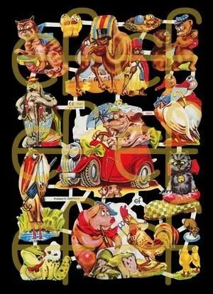 Cromos de Picar Animales del Circo (7047)