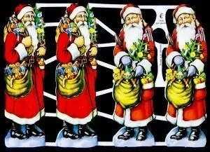 Cromos de Picar de Papa Noel (7040)
