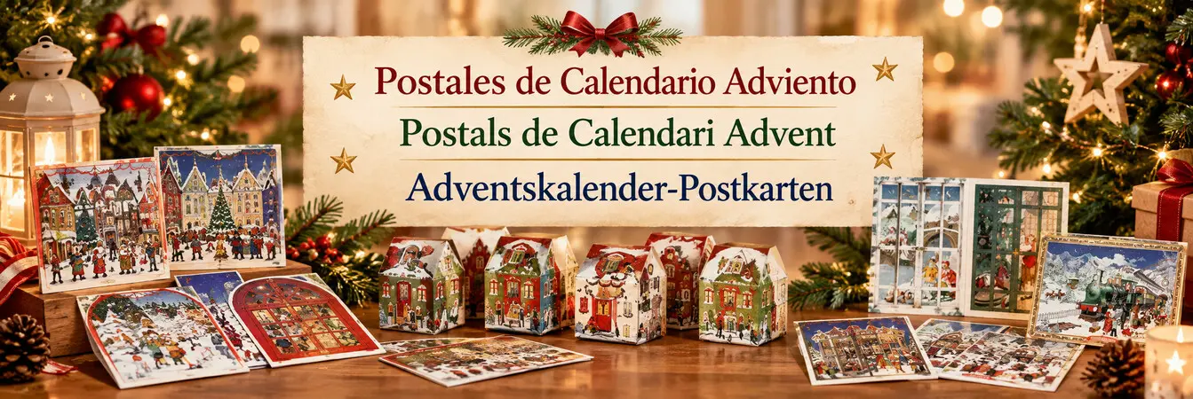 Calendaris d'advent format postal