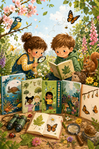  Frühling: Bücher und Spiele über Pflanzen und Tiere